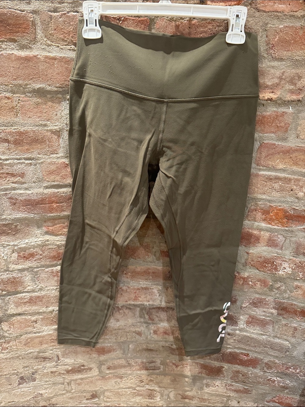 Special Edition Soul Cycle Lulu Lemon Olive Leggings